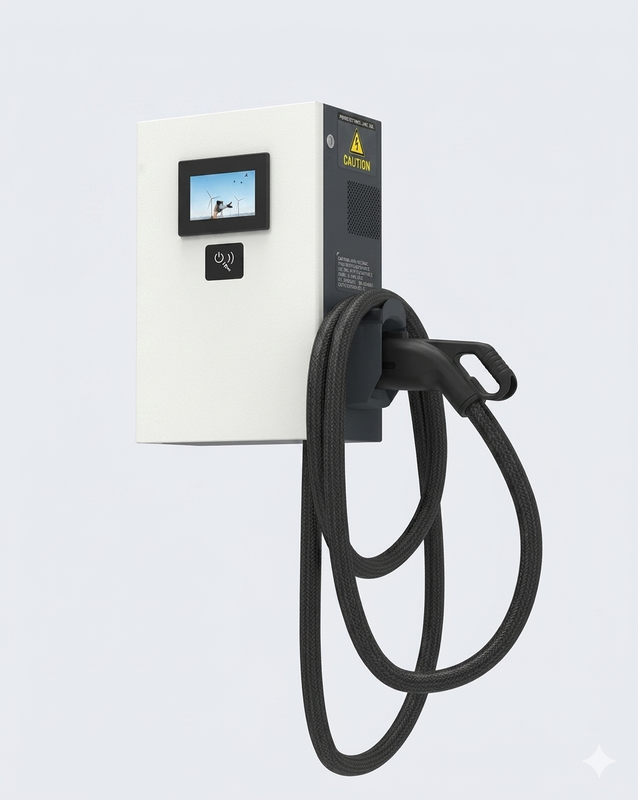40kW DC Fast Charger – Wall or Column Mount